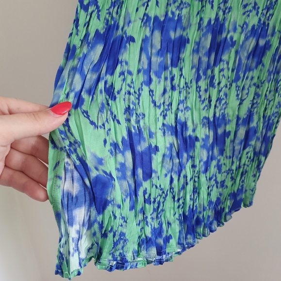 Jigsaw Silk Mix Green and Blue Top - Picture 4 of 8